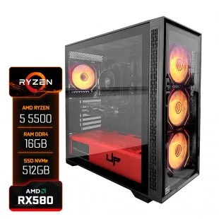UP Gamer Ironwolf Ryzen 5 5500 RX 580 16GB