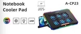 Sate A-CP23 USB RGB 17" Negro