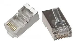 Conector RJ45 CAT6E Blindado