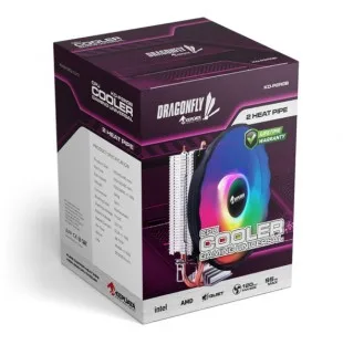 Cooler CPU Keepdata KD-P2RGB Universal RGB Int/amd Negro