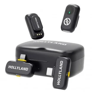 Hollyland Microfone Lark A1 Combo Light/usb-c Negro