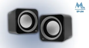 Mtek SP-U04 5W Usb+jack 3.5 Negro