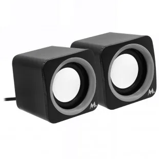 Mtek SP-U2036 5W Usb+jack 3.5 Negro