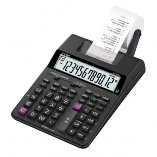 Calculadora Casio C/bobina Black*g A Pila Negro
