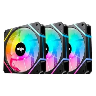 Ventilador Aigo Darkflash AM12 PRO RGB 3IN1 Negro