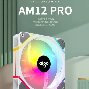 Ventilador Aigo Darkflash AM12 PRO RGB Blanco