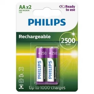 Pila Philips R6B2RTU25/97 2UN 2500MAH