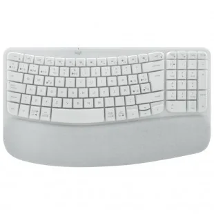 Logitech Wave Keys Inalámbrico Blanco