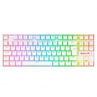 Redragon K552W-RGB Kumara Meca WHT USA Rojo