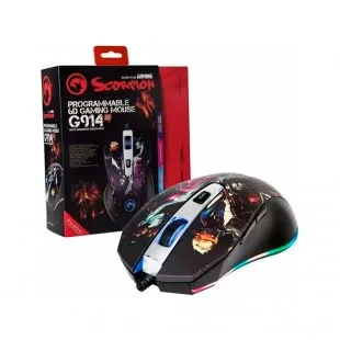 Marvo Scorpion G914 USB RGB Negro