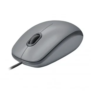Logitech M110 Silent Óptico USB Gris