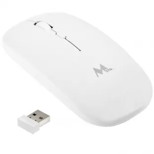 Mtek MW-4W350W Inalámbrico 1600DPI Slim Blanco