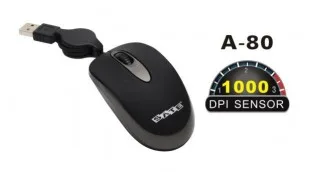 Sate A-80 USB Retratil Negro