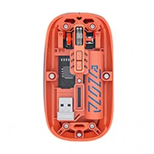 Sate A-778G 2.4G+BT Inalámbrico Orange Trasnp