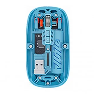 Sate A-774G 2.4G+BT Inalámbrico Trasnp Azul