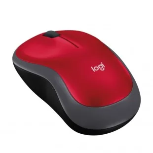Logitech M185 Inalámbrico Negro Rojo