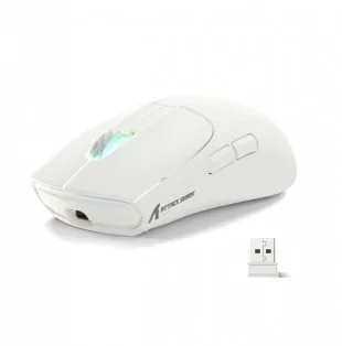 Attack Shark X5 RGB WIRED+2.4G+BT Blanco