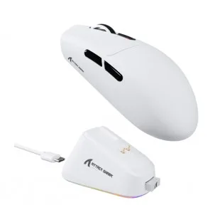 Attack Shark G3PRO 1K WIRED+2.4G+BT 471723 Blanco