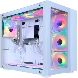 Sate K903 Gamer 4FAN Eatx Blanco