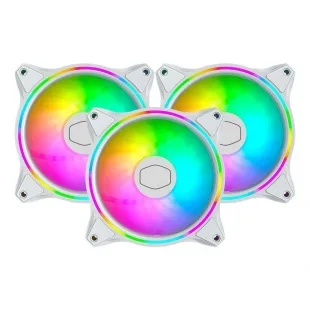 Cooler Master Masterfan MF120 Halo RGB (3IN1) Blanco