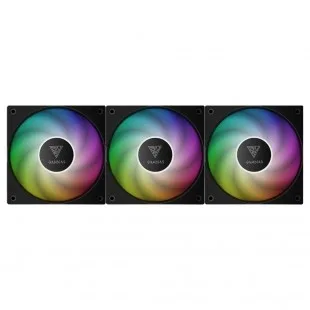 Ventilador Gamdias Notus ARGB PWM 3FAN Negro