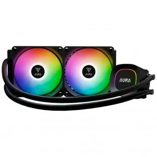 Water Cooler Gamdias Aura GL240 Lite ARGB 2FAN Negro