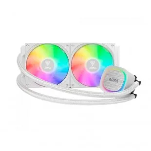 Water Cooler Gamdias Aura GL240 Digital ARGB Pantalla Blanco