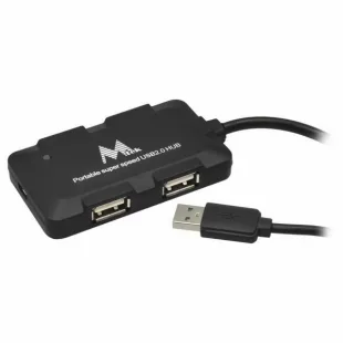 Hub Mtek HB-8102B 4 Portas 2.0 Negro