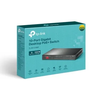 Switch Tp-link 10P 8P Gigabit PoE