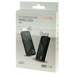 Adaptador Smartfy WIFI ADA01 30M KI Transmissor Negro