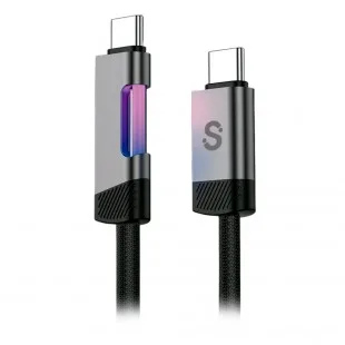 Smartfy FCC01B Usb-c para 1MT Negro