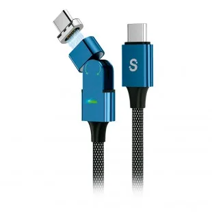 Smartfy FCC03BL Usb-c para 1.2MT Azul