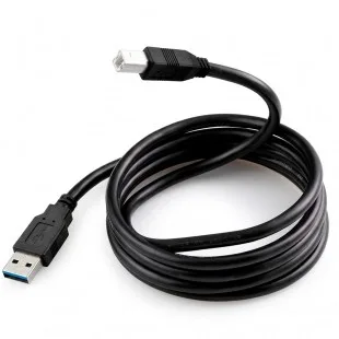 Cable USB para Impresora 10M Negro
