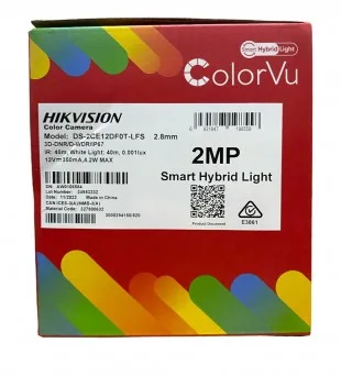 Hikvision Bullet Colorvu 2MP 2.8MM DS-2CE12DF0T-LFS