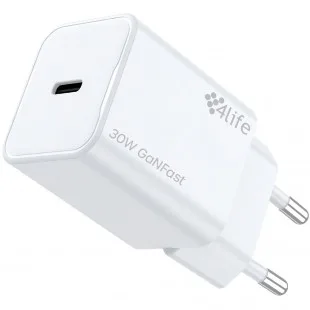 Cargador 4LIFE Adapter Usb-c Blanco