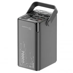 Cargador Port. Konfulon A66Q 70000MAH PD Negro