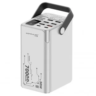 Cargador Port. Konfulon A66Q 70000MAH PD Blanco WHI