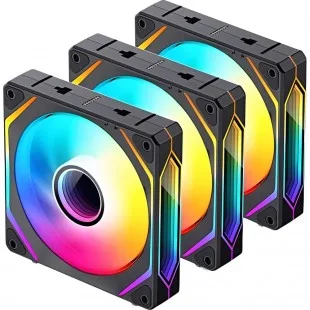 Ventilador Jonsbo ZL-120B ARGB 120MM 3PACK*G 3PACK Negro