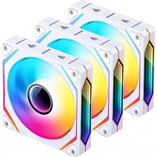 Ventilador Jonsbo ZL-120W ARGB 120MM 3PACK*G 3PACK Blanco