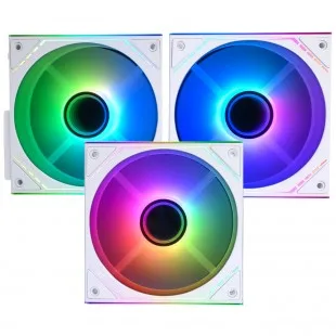 Ventilador Thermalright TL-M12QRW-S ARGB X3 Reverse Airflow Blanco