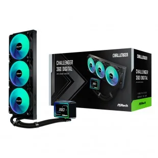 Water Cooler Asrock Challenger 360 Digital Black*g BAAGA6 Negro