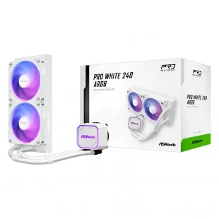 Water Cooler Asrock PRO Series 240ARGB White*g WAAGA6 Blanco