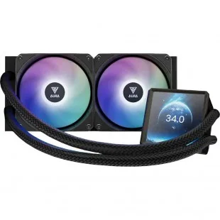 Water Cooler Gamdias Aura GL240 LCD IPS 4" Negro