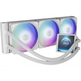 Water Cooler Gamdias Aura GL360 LCD IPS 4" Blanco