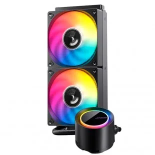 Water Cooler Jonsbo TG-240 ARGB 240MM 2FAN*G 240MMM Negro