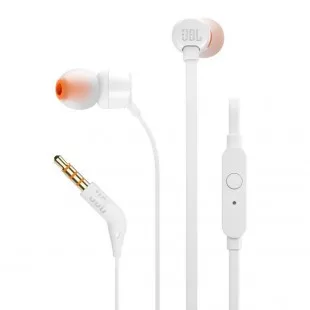 JBL T110 C/Cable P2 Blanco