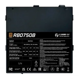 Lian LI RB0750B 80+BRONZE 750W 80+ Bronze