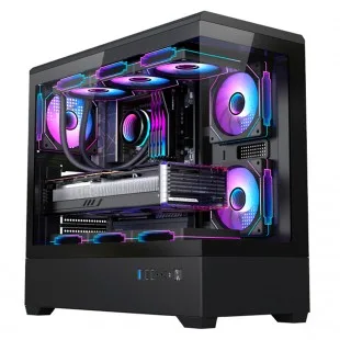 FTX PCC-G11 Vidrio Temp 3FAN Atx/matx Negro