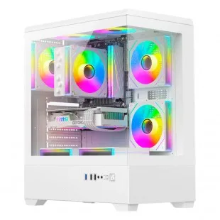 FTX PCC-G9WH Vidrio Temp 3FAN ATX Blanco