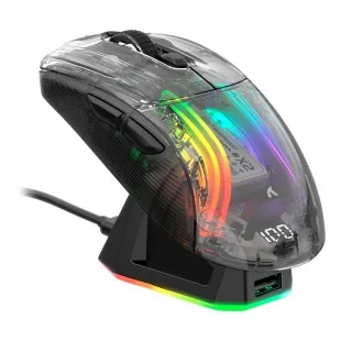 Attack Shark X2PRO 3D RGB WIRED+2.4G+BT Negro